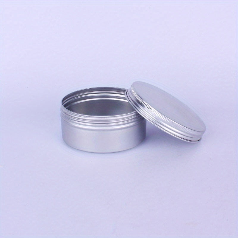 2pcs 150ML Aluminum Biscuit Boxes Round Fruit Tea Box Leak Proof Container