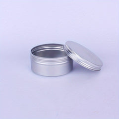2pcs 150ML Aluminum Biscuit Boxes Round Fruit Tea Box Leak Proof Container