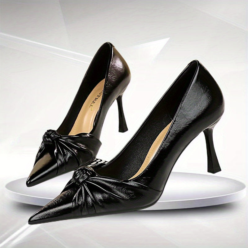Women's Knot High Heels Stiletto Pumps