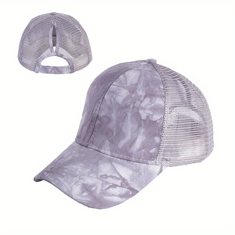 Tie Dye Hip Hop Baseball Cap Adjustable Sunshade Dad Hats Women Men