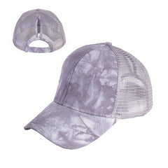 Tie Dye Hip Hop Baseball Cap Adjustable Sunshade Dad Hats Women Men