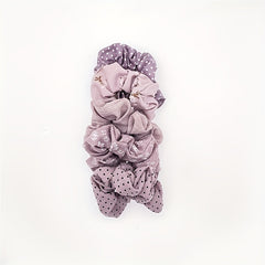 5pcs Polka Dot Hair Tie Retro Style Hair Ring for Women