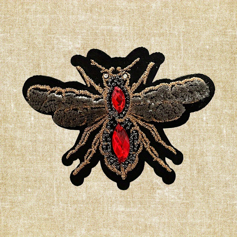 Fly Insect Iron on Embroidery DIY Crafts