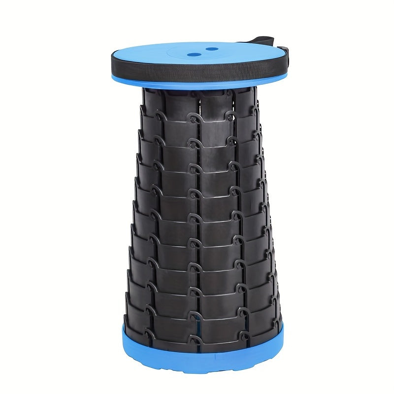 Portable Folding Stool Lightweight Plastic Stool With Carry Bag