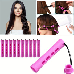 10 Pcs Cold Wave Rods Hair Curling Roller Hairdressing Tools