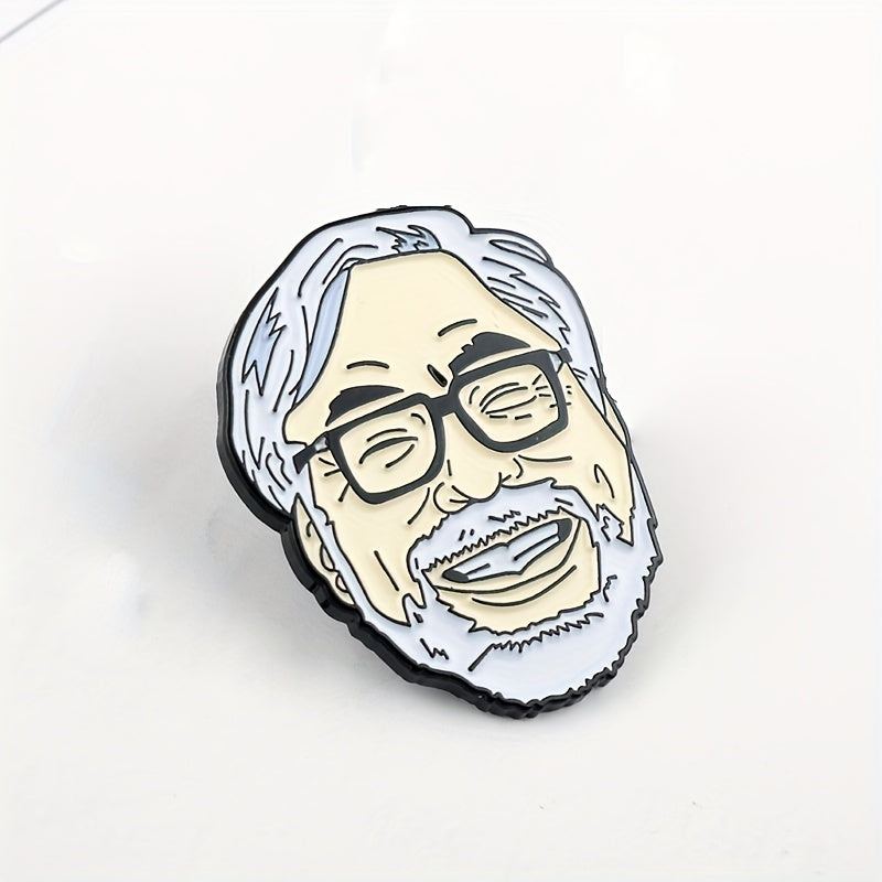 Anime Master Character Head Brooch for Men