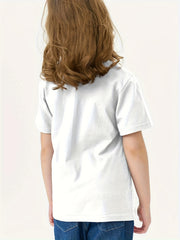 Sweet Heart Graphic Short Sleeve T shirt Crew Neck Tees For Girls