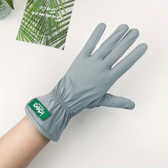 Breathable Cycling Driving Gloves - UV Protection Slipproof Short Summer Gloves