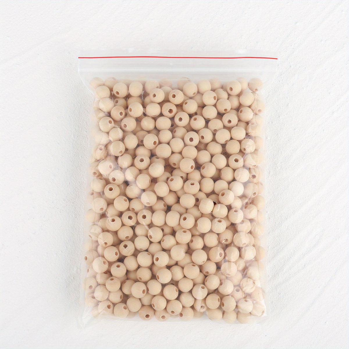 500pcs 10mm Natural Wooden Beads Unprocessed Round Spacer Beads DIY Crafts
