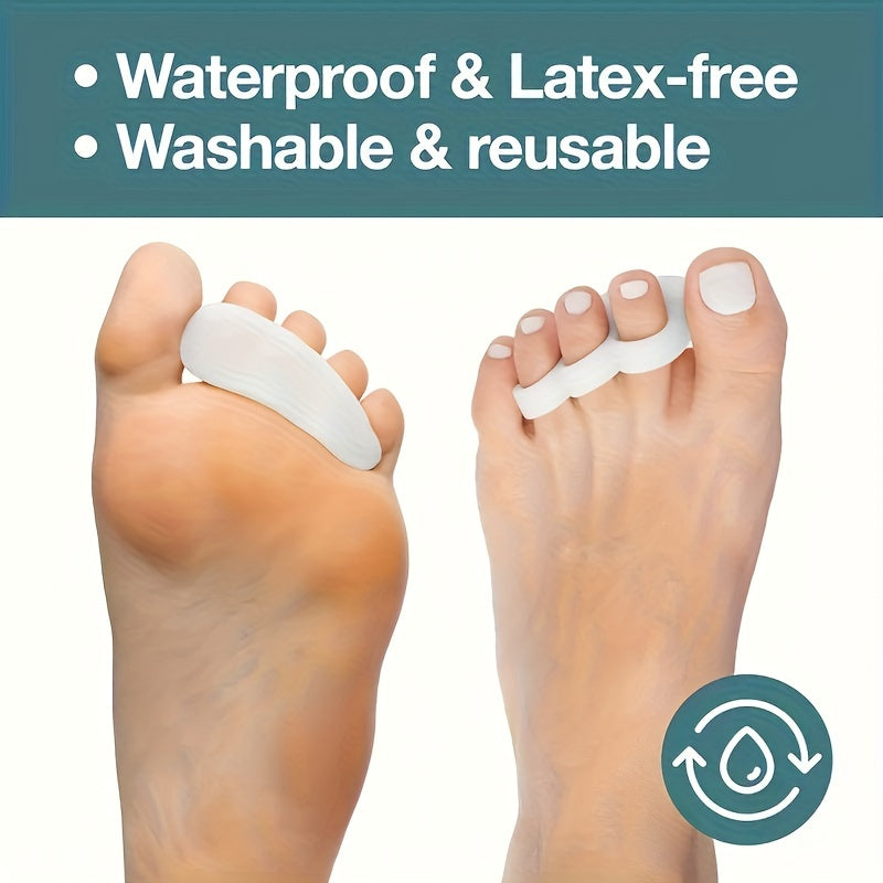 Gel Toe Straightener With Divider Rings for Men & Women