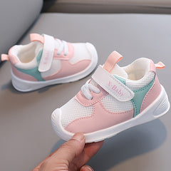 Baby Boys Mesh Sneakers Lightweight Anti Slip Shoes Spring Autumn