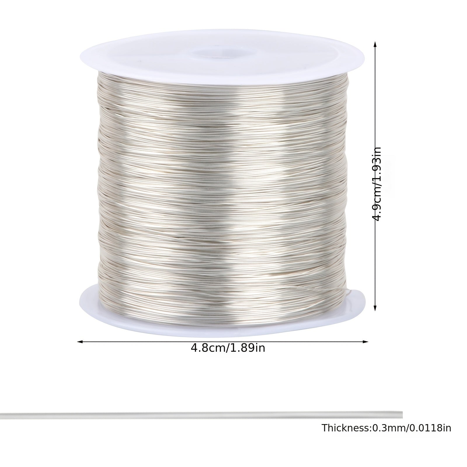 110yd x 0.012in Copper Jewelry Wire Crafts Beading Metal Craft Tarnish Resis