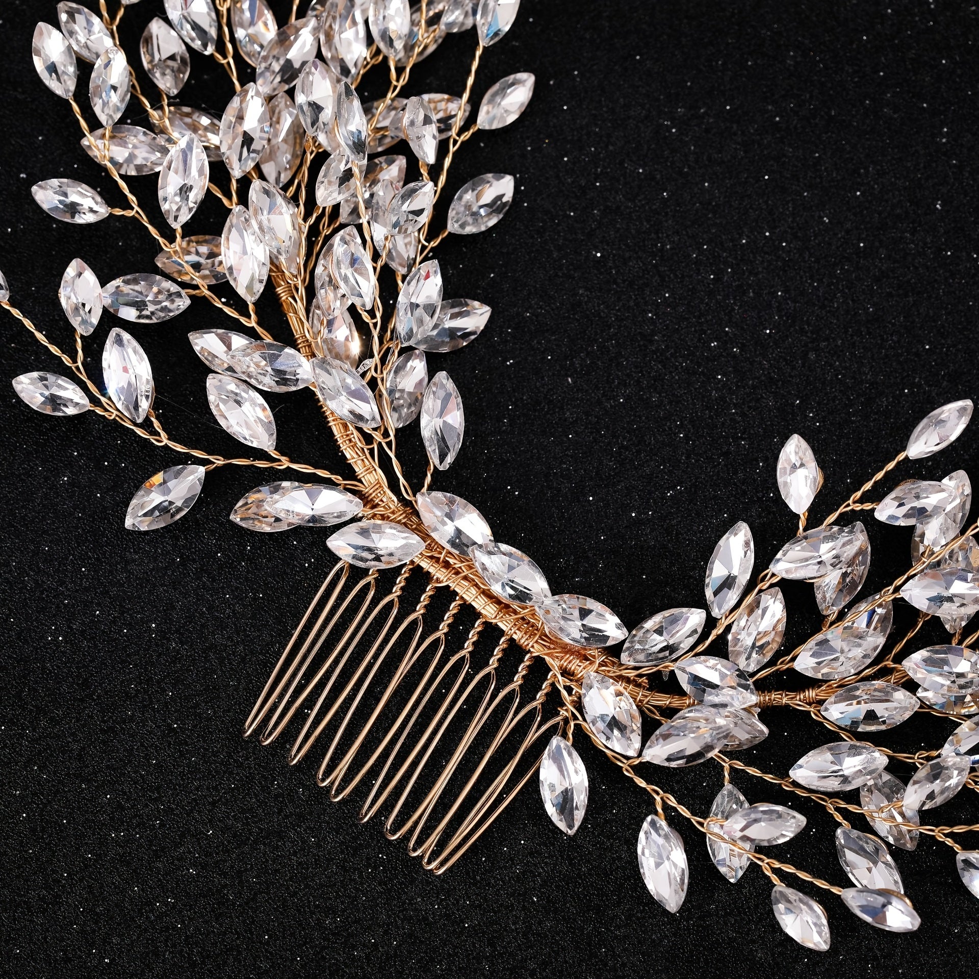 Wedding Rhinestone Hair Comb Bride Head Ornaments