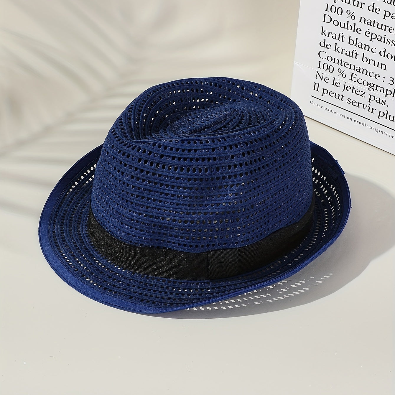 British Summer Men's Sun Hat Sun Protection Casual Top Hat