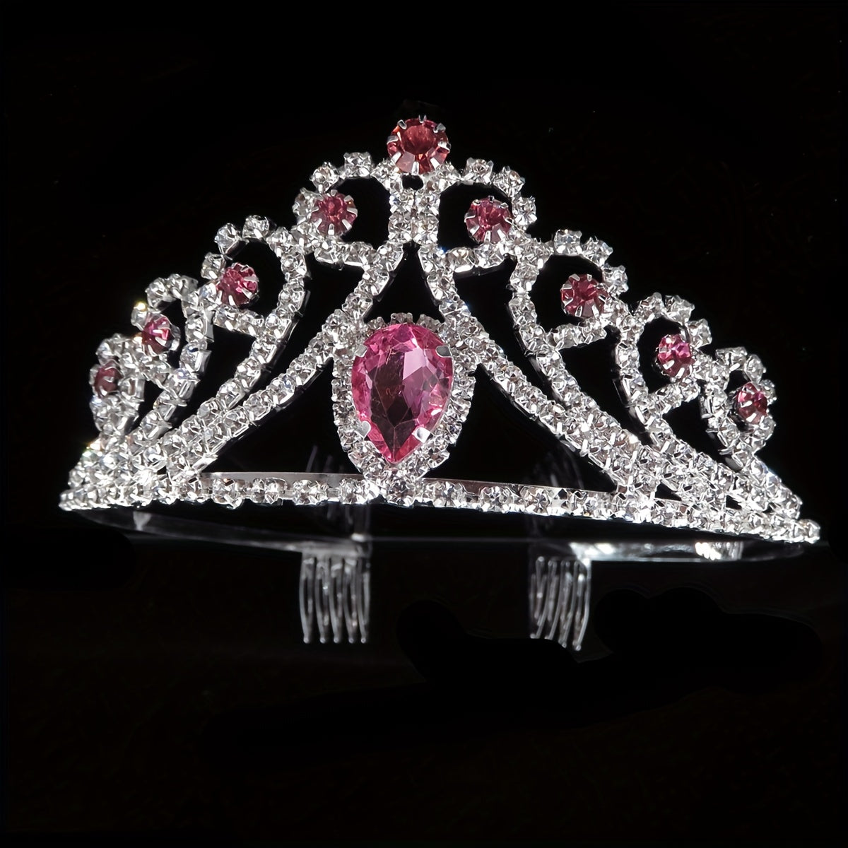 Crystal Headband Rhinestone Crown Wedding Hair Accessories
