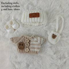 Labubu Doll Clothes Set with Shoulder Bag for 15 6 3tich Dolls
