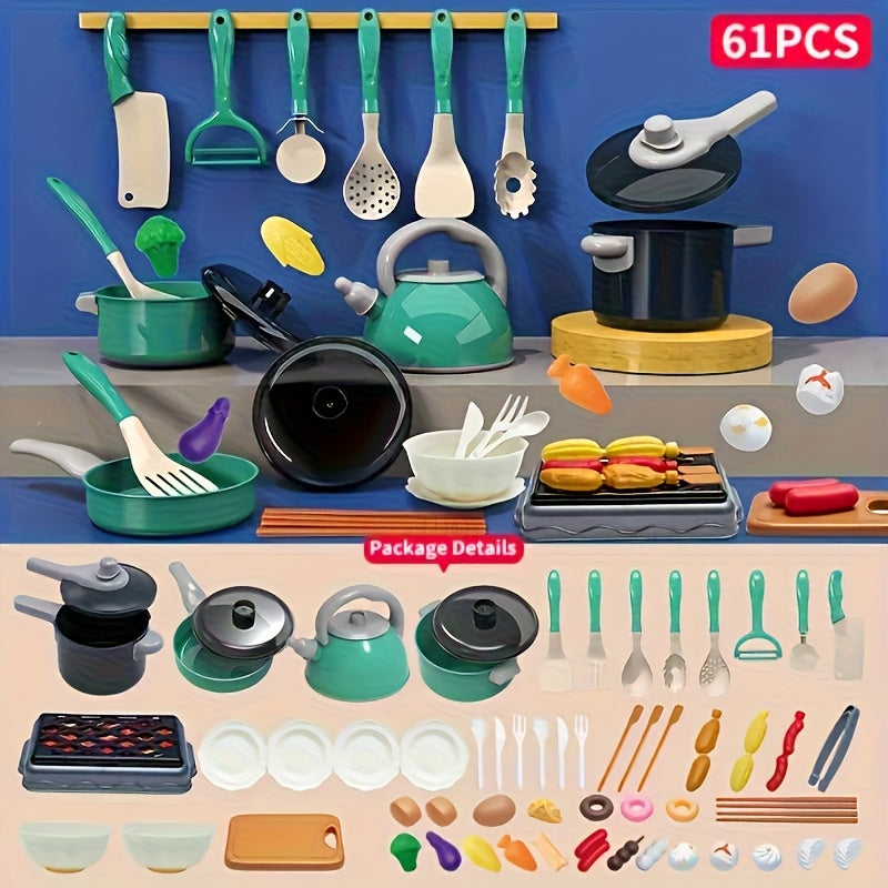 Mini Kitchen Toy Set with Pots And Pans