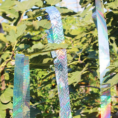 Reflective Bird Repellent Ribbon for Farmland - Double Sided Design