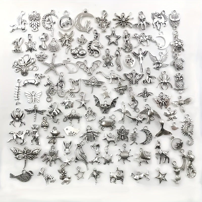 30pcs Mixed Metal Charms for DIY Bracelet Necklace Making