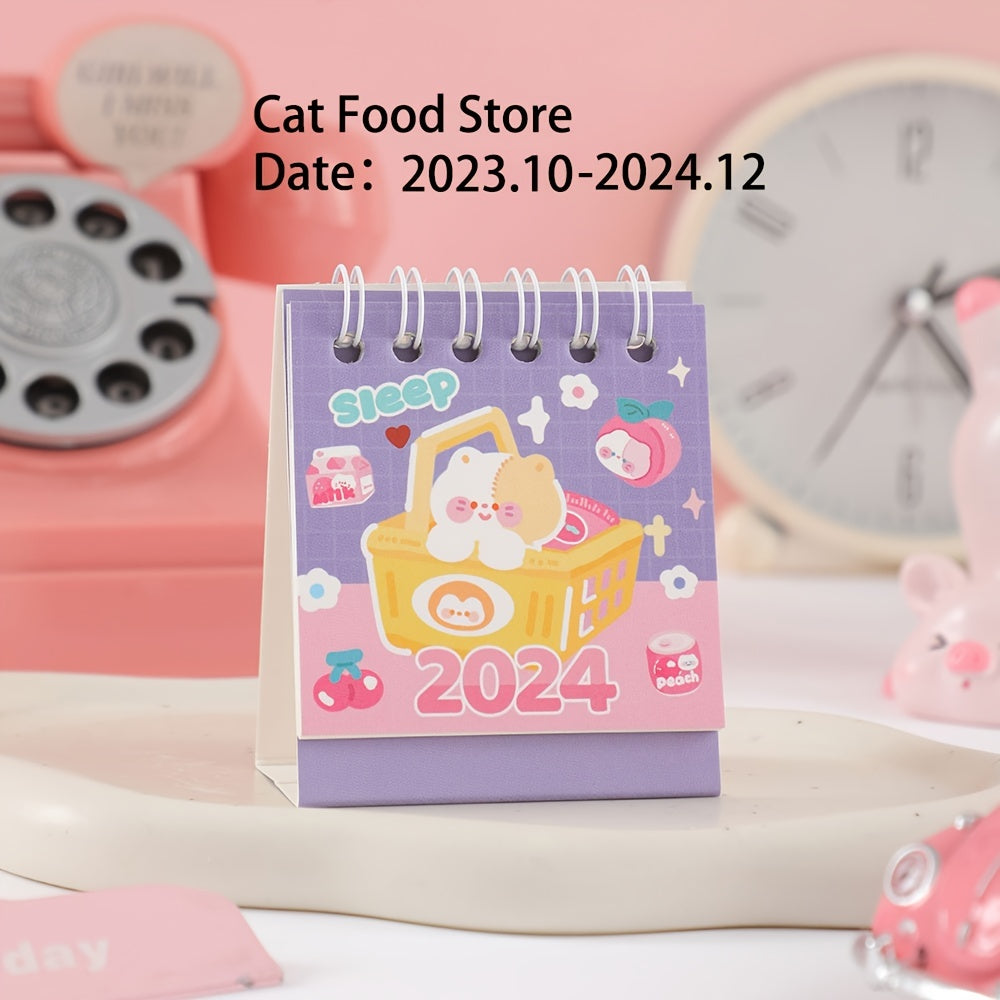 Tiny Cartoon Desk Calendar October - December
