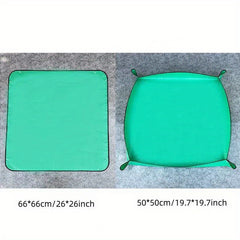 2pcs 50 Plant Potting Mats Waterproof Foldable Easy Transplanting