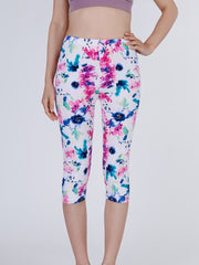 Floral Print High Waist Yoga Leggings