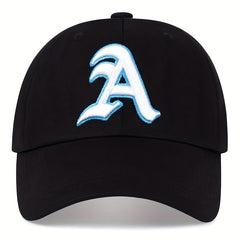 Gothic A Embroidery Baseball Cap Cartoon Dolphin Casual Sports Hat