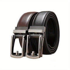 Leather Automatic Buckle Belt Pure Cowhide Men's Casual Business