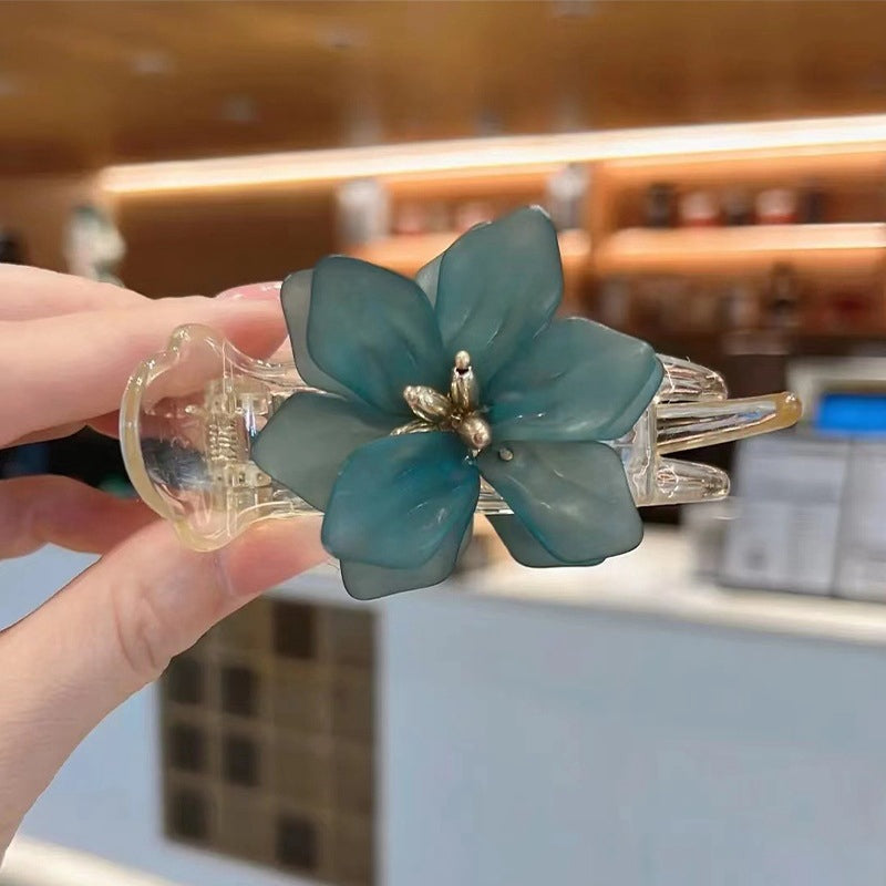 Sweet Flower Camellia Hair Clip for Girls and Women