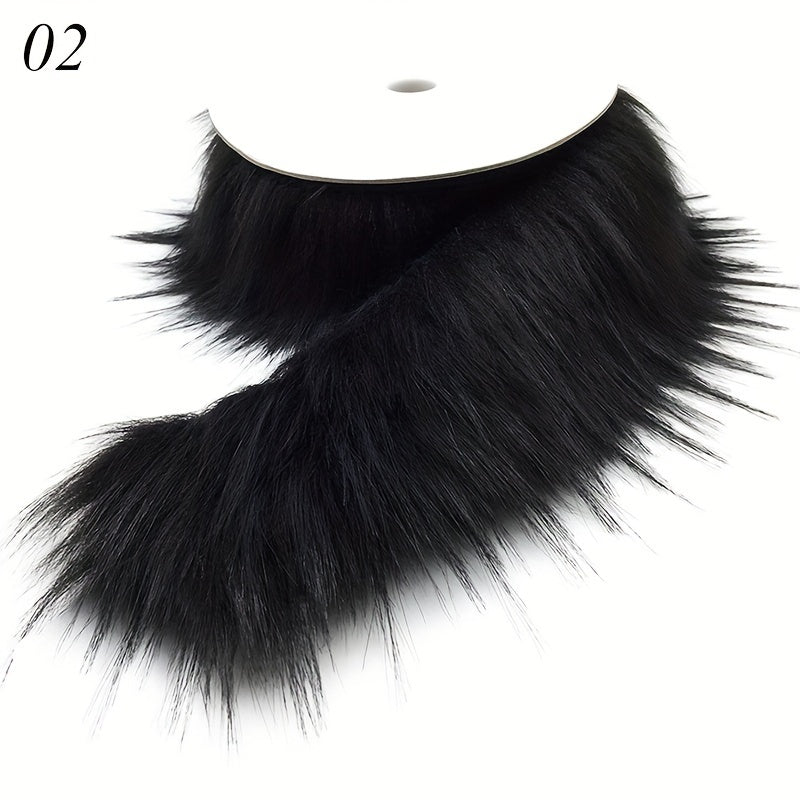 Faux Fur Fox Raccoon Collar Christmas Tree Strip