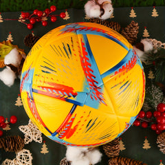 Size 5 Soccer Ball with Pump for Outdoor Training and Entertainment