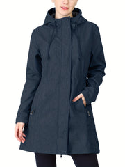 Waterproof Outdoor Jacket Long Jacket Women's Activewear