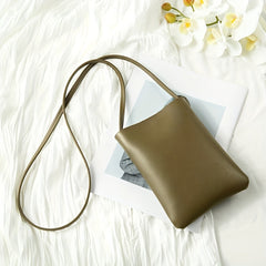 Vertical Phone Bag Women's Mini Crossbody Bucket Bag
