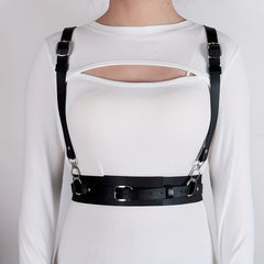 PU Leather Harness Belt for Women and Girls