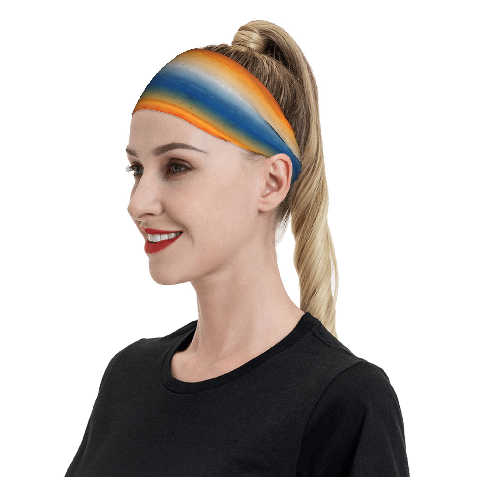 Vibrant Tie Dye Headband for Sports & Casual Wear