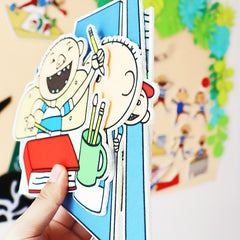 David Goes to School Felt Story Board Interactive Performance Prop
