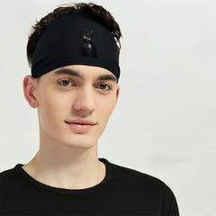 Men's Breathable Mesh Sports Headbands with Cat Ear Reusable & Washable