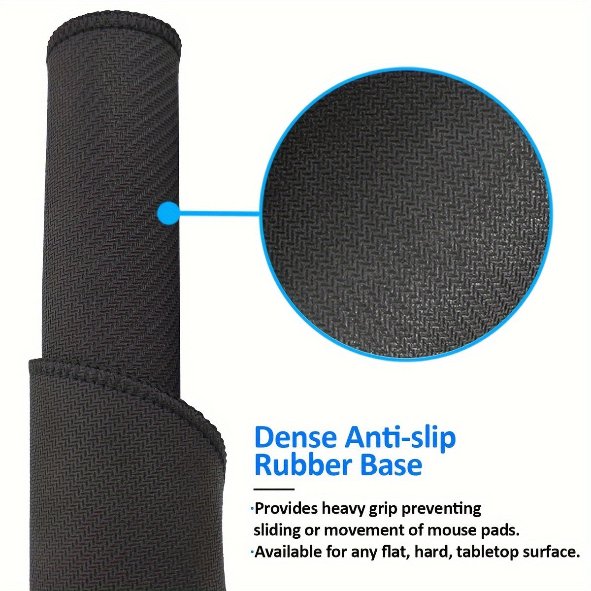 Sea Turtle Bubbles Mouse Pad Non Slip Rubber Base Round Mouse Mat L