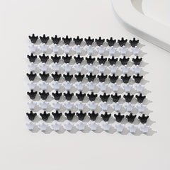 100pcs Mini Crown Shape Hair Claw Braid Hair Clip Hair Accessories
