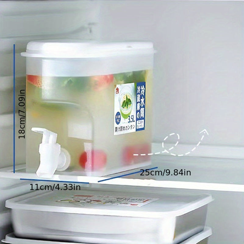 Cold Water Kettle with Faucet Modern and Lemon Fruit Design