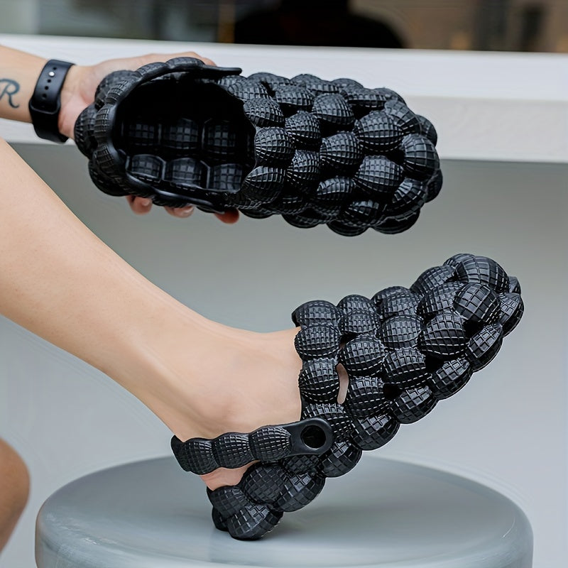 Men's Slip On Bubble Clog Sandals Outdoor Walking Shoes