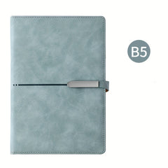 B5 PU Leather Notebook with Dual Clasp - Multiple Options