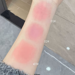Peach Creamy Blush Stick Velvet Matte Pink Cheek Makeup