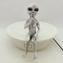 Alien Resin Ornament for Garden, Forest, Lawn