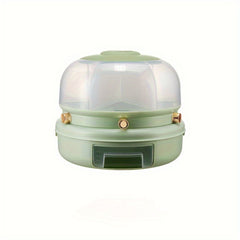 360 Rotating Grain Dispenser Kitchen Beans Container Airtight Grain Box