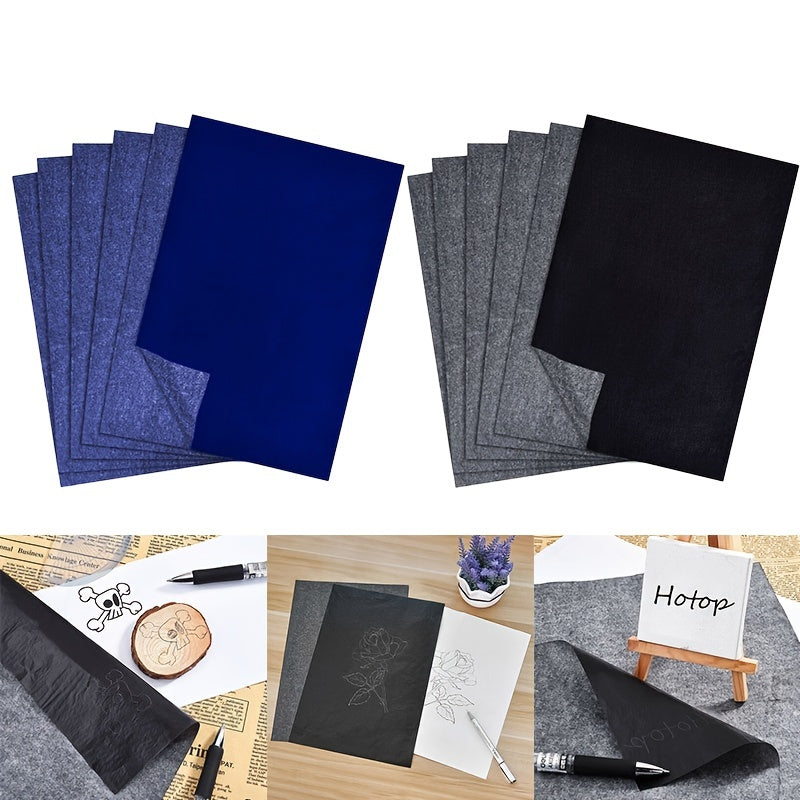 100 Sheets Carbon Transfer Tracing Paper For Art Surfaces