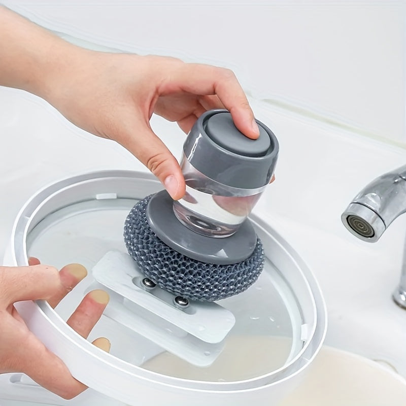 Pot Clean Brush Kitchen Dish Cleaning Brush Reusable Steel Brush