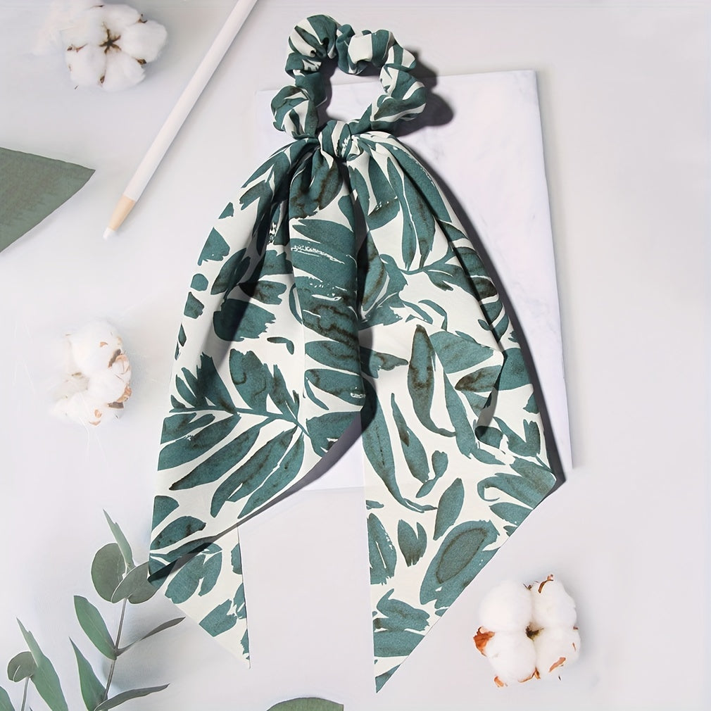 3pcs Hawaiian Tropical Prints Ribbon Band Hair Scarf Boho Style Head Band