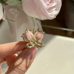 Mini Hair Clip Flower Hair Claw Tulip Shape Hair Accessories