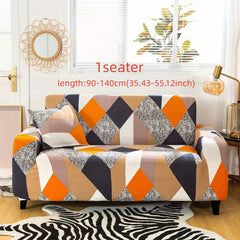 Stretch Printed Sofa Couch Cover Elastic Furniture Protector Slipcover